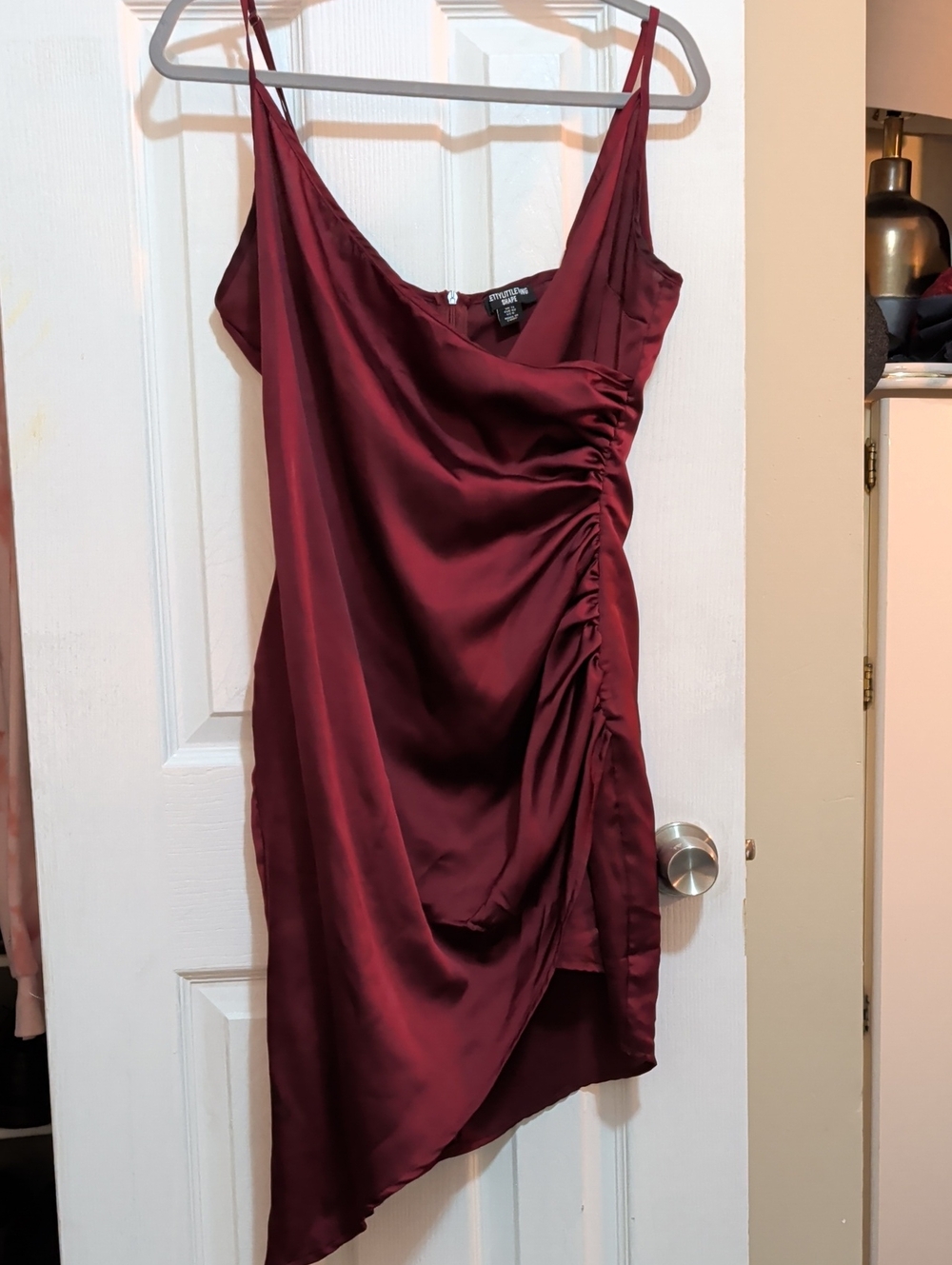 Pretty Little Thing Burgundy Cocktail Dress